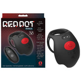 Red Dot Rings - V3 - Black Vibrating Cock & Ball Ring with Remote - Mr and Mrs D's
