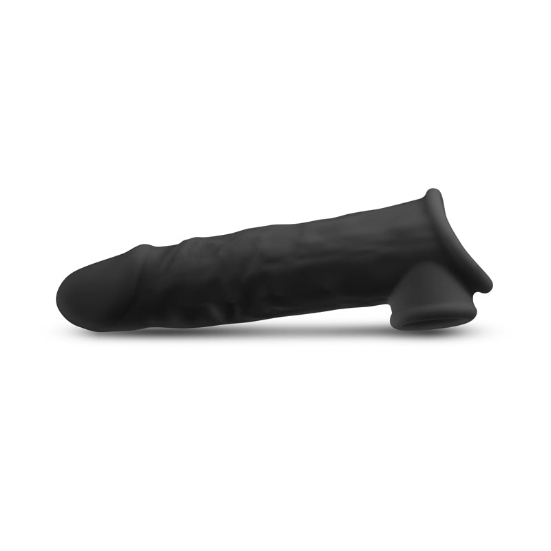 Renegade Annex - Thin - Black - Black 19.4 cm Penis Extender Sleeve - Mr and Mrs D's