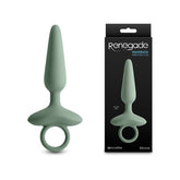 Renegade Maverick - Sage - Green 15 cm USB Rechargeable Vibrating Butt Plug - Mr and Mrs D's