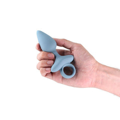 Renegade Orion - Grey - Grey 13 cm USB Rechargeable Vibrating Butt Plug - ANAL TOYS - Mr and Mrs D's