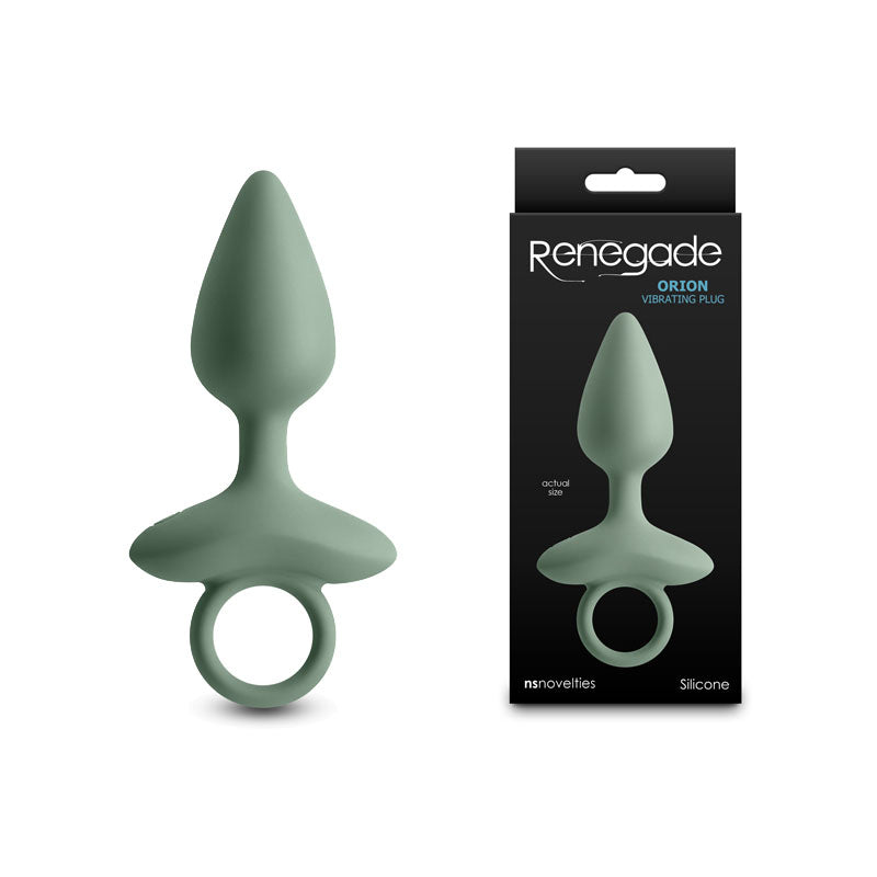 Renegade Orion - Sage - Green 13 cm USB Rechargeable Vibrating Butt Plug - Mr and Mrs D's