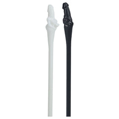 S - LINE The Dickheads - Couples Straws Black/White - NOVELTIES - Mr and Mrs D's