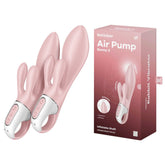 Satisfyer Air Pump Bunny 3 - Pink USB Rechargeable Inflatable Rabbit Vibrator - Mr and Mrs D's