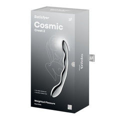 Satisfyer Cosmic Crest 2 - Chrome Steel 20.5 cm Dildo - Mr and Mrs D's