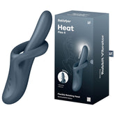 Satisfyer Heat Flex 4 - Grey - Grey USB Rechargeable Heating Vibrator - VIBRATORS - PREMIUM - Mr and Mrs D's