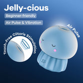 Satisfyer Jelly - cious - Blue USB Rechargeable Air Pulse Stimulator - AIR PULSATION - Mr and Mrs D's