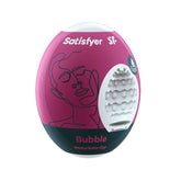 Satisfyer Masturbator Egg - Bubble - White Stroker Sleeve - Mr and Mrs D's