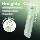 Satisfyer Naughty Kiss - Air Pulse Stimulator Vibrator - Mr and Mrs D's