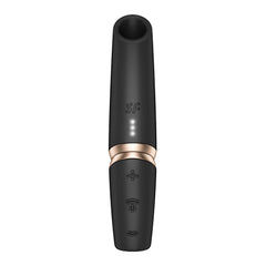 Satisfyer Perfect Kiss - Air Pulse Stimulator Vibrator Black - AIR PULSATION - PREMIUM - Mr and Mrs D's