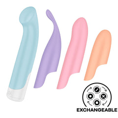 Satisfyer Playful Four - Vibrator with 4 Interchangeable Heads - VIBRATORS - PREMIUM - Mr and Mrs D's