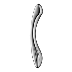 Satisfyer Pure Gravity 1 - Chrome Steel 22 cm Dildo - Mr and Mrs D's