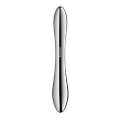 Satisfyer Pure Gravity 1 - Chrome Steel 22 cm Dildo - Mr and Mrs D's