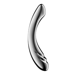 Satisfyer Pure Gravity 3 - Chrome Steel 21 cm Dildo - Mr and Mrs D's