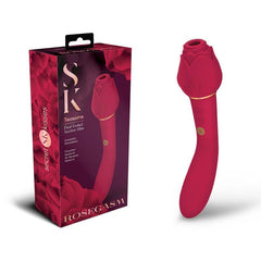 Secret Kisses ROSEGASM TWOSOME Vibrating Clit Stimulator - Mr and Mrs D's