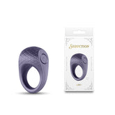Seduction - Levi Vibrating Cock Ring - Metallic Grey - Mr and Mrs D's