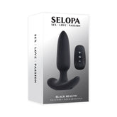 Selopa BLACK BEAUTY Vibrating Butt Plug - Mr and Mrs D's