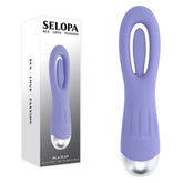 Selopa IN A FLAP - Purple 15 cm USB Rechargeable Flicking Stimulator - Mr and Mrs D's