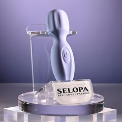 Selopa LIL' WAND - Purple 11 cm USB Rechargeable Massage Wand - Mr and Mrs D's