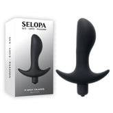 Selopa P - SPOT TRAINER - Black 12.7 cm Vibrating Prostate Massager - Mr and Mrs D's