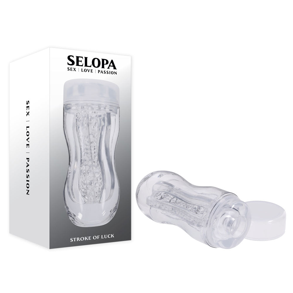 Selopa STROKE OF LUCK - Clear Stroker - Mr and Mrs D's