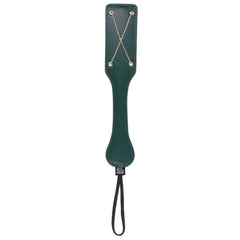 Sex & Mischief Indica Chain Impressions Paddle - Green/Gold Spanking Paddle - BONDAGE - TOYS - Mr and Mrs D's