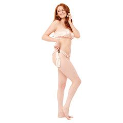 Sex & Mischief Peaches n CreaMe Chain Impressions Paddle - Peach Spanking Paddle - BONDAGE - TOYS - Mr and Mrs D's