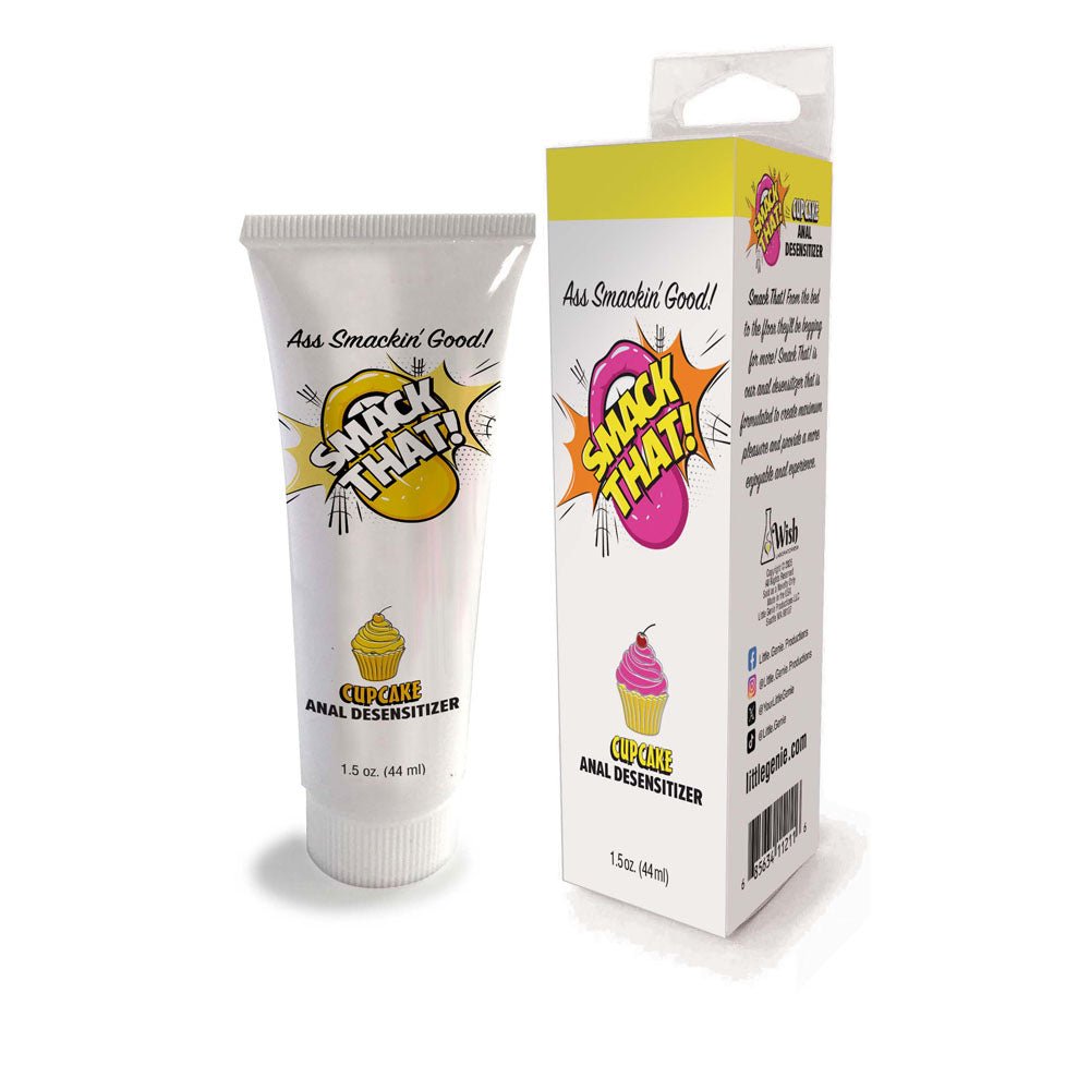 Smack That! Anal Desensitiser - Cupcake - Cupcake Flavoured Anal Desensitiser - 44 ml Tube - Mr and Mrs D's