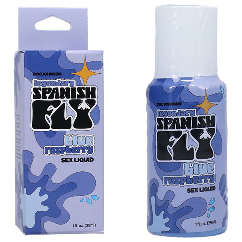 Spanish Fly Sex Liquid - Blue Raspberry - Aphrodisiac Enhancer - 29 ml Bottle - ENHANCERS - Mr and Mrs D's