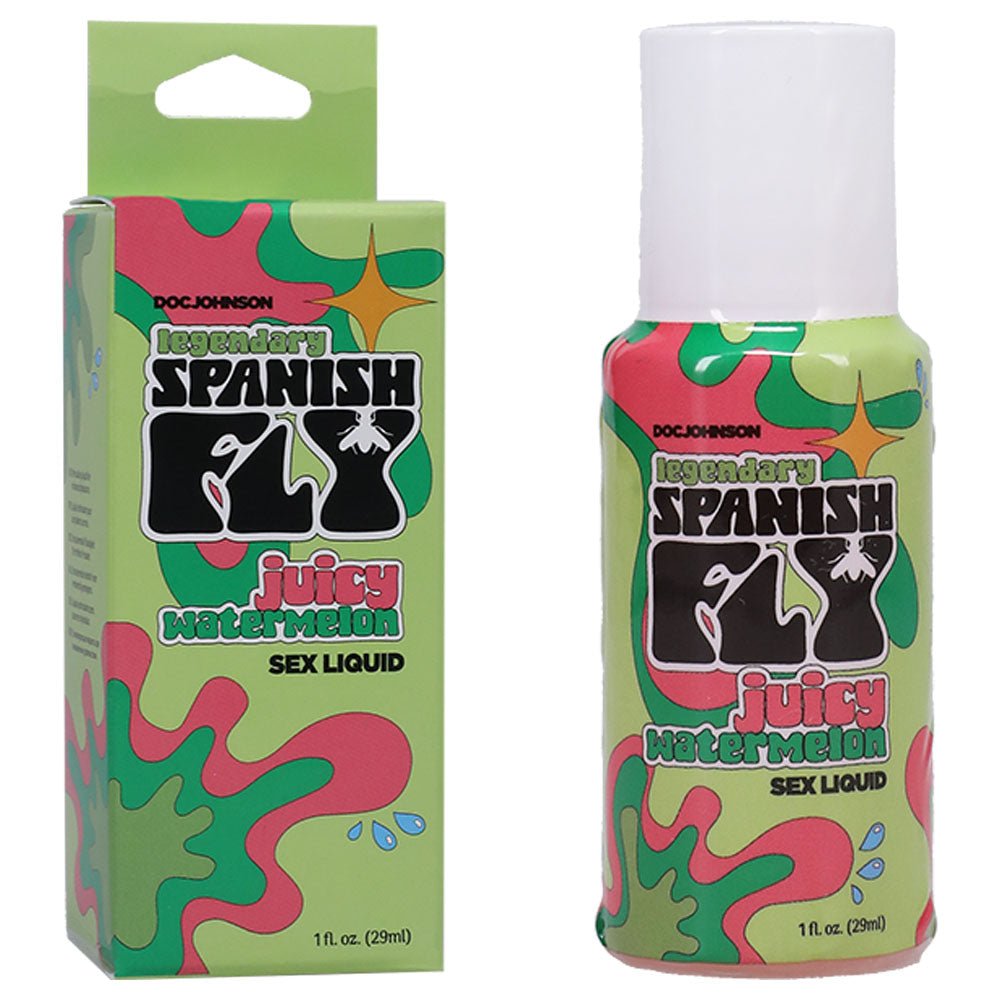 Spanish Fly Sex Liquid - Juicy Watermelon - Aphrodisiac Enhancer - 29 ml Bottle - ENHANCERS - Mr and Mrs D's