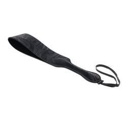 SPORTSHEETS Velvet Noir Loop Paddle - Black 42 cm Paddle - Mr and Mrs D's