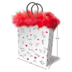 Stick Figures Gift Bag - Novelty Gift Bag - NOVELTIES - Mr and Mrs D's