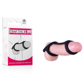Strap The Balls - Black Cock Strap with Ball Stretcher - Mr and Mrs D's