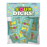 Suck a Bag of Sour Dicks! Bag of 25 - Pecker Lollies - Bulk Bag of 25 Party Packs - Mr and Mrs D's