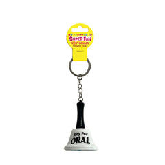 Super Fun Key Chain - Ring For Oral - Novelty Bell Keychain - Mr and Mrs D's