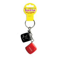 Super Fun Key Chain - Sex Dice - Erotic Dice Novelty Keychain - Mr and Mrs D's