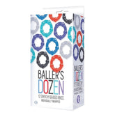The 9's Baller's Dozen 12 - Piece Beaded Cock Ring Set - Mr and Mrs D's