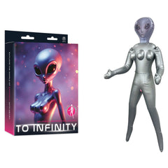 To Infinity - Green Inflatable Squatting Alien Love Doll - DOLLS - Mr and Mrs D's