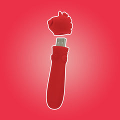 Unihorn - USB Bullet - Cupid's Beau - Red USB Rechargeable Vibrating Bullet - Mr and Mrs D's