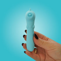 Unihorn - USB Bullet - Mount'n Peak - Teal USB Rechargeable Vibrating Bullet - Mr and Mrs D's