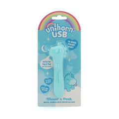 Unihorn - USB Bullet - Mount'n Peak - Teal USB Rechargeable Vibrating Bullet - Mr and Mrs D's