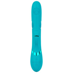 VIVE Fiore - Blue 25 cm USB Rechargeable Tapping Rabbit Vibrator - Mr and Mrs D's