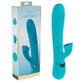 VIVE Fiore - Blue 25 cm USB Rechargeable Tapping Rabbit Vibrator - Mr and Mrs D's