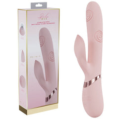 VIVE Fronda - Pink - Pink 25 cm USB Rechargeable Tapping Rabbit Vibrator - Mr and Mrs D's