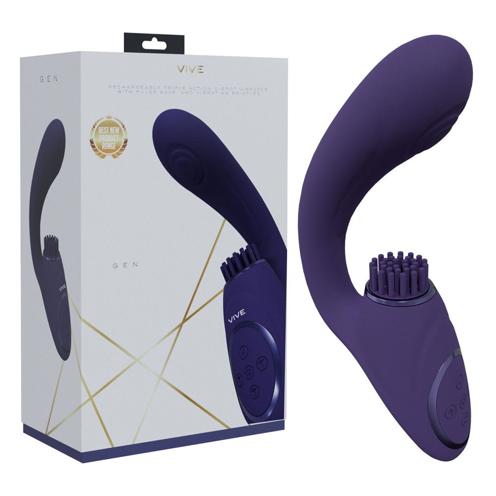 VIVE Gen G - spot Vibrator - Purple - Mr and Mrs D's