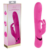 VIVE Mimi - Pink - Pink 25 cm USB Rechargeable Vibrating & Tapping Rabbit Vibrator - Mr and Mrs D's