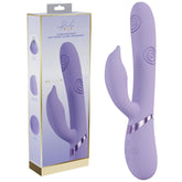 VIVE Pallina - Purple - Purple 25 cm USB Rechargeable Tapping Rabbit Vibrator - Mr and Mrs D's