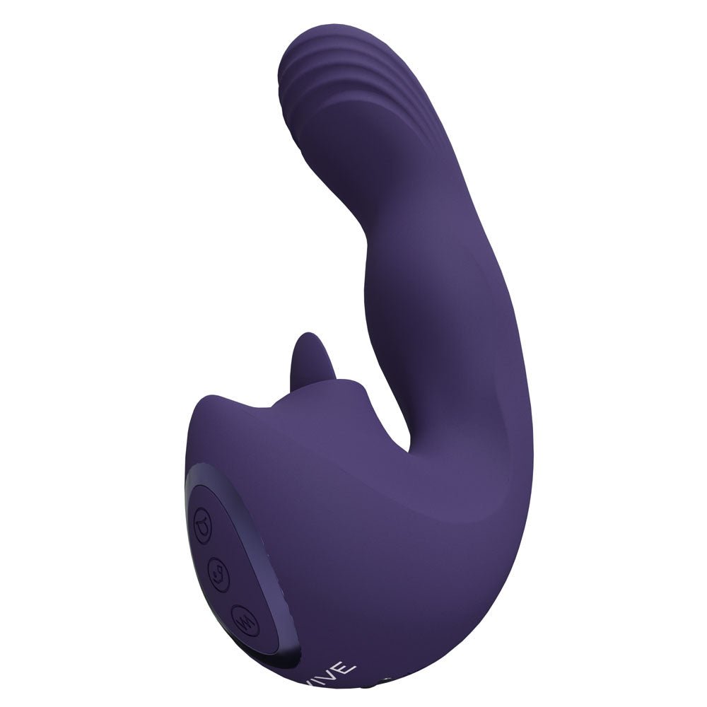VIVE Yumi Triple Action G - Spot Vibrator - Purple LP - VIBRATORS - Mr and Mrs D's