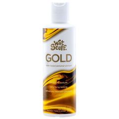 Wet Stuff Gold Water Based Lubricant - 270g Disktop Bottle - Mr and Mrs D's