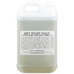 Wet Stuff Gold Water Based Lubricant 5kg Bottle - Mr and Mrs D's