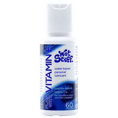 Wet Stuff Plain Water Based Lubricant with Vitamin E - 60 gram Bottle - Mr and Mrs D's